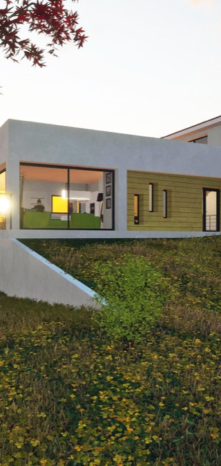 villa, conception, dessinateur, régis portal